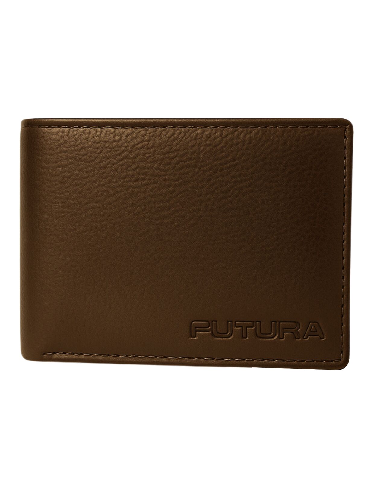 Men's Accessories: Futura Mens RFID Protected Slim Genuine Leather Wallet - Tan