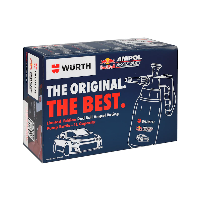 Automotive Repair & Speciality Tools: 1L Wurth RedBull Ampol F1 Racing Brake Cleaner Specific Pump Spray Bottle Unfilled