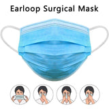 Wellness Accessories: 50x Disposable Surgical Face Mask Dust Mouth Guard 3 Ply Air Purifying
