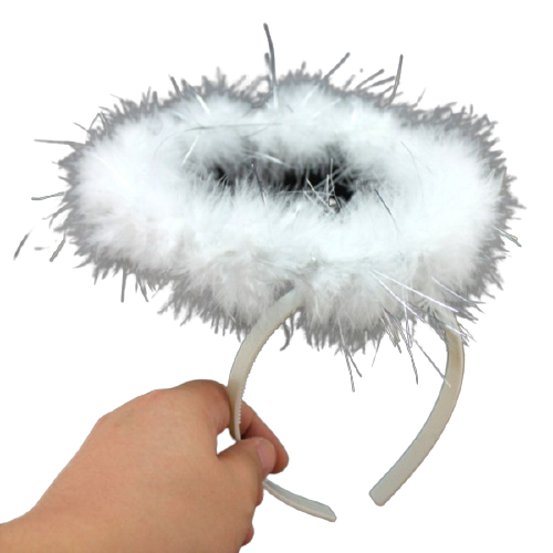 Costumes & Accessories: ANGEL HEADBAND Fairy Halo Hair Hoop Costume Dress Up Party Xmas Headpiece