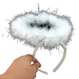 Costumes & Accessories: ANGEL HEADBAND Fairy Halo Hair Hoop Costume Dress Up Party Xmas Headpiece