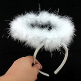Costumes & Accessories: ANGEL HEADBAND Fairy Halo Hair Hoop Costume Dress Up Party Xmas Headpiece