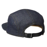Men's Hats & Caps: Goorin Brothers Denim Snapback Hat Jeans Baseball Trucker Cap - Navy
