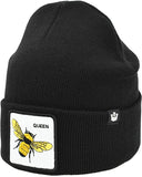 Goorin Buzzed Beanie Hat Warm Winter Ski Animal Series - Black
