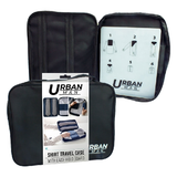 Packing Organisers: Urban Travel Shirt Organiser Bag Case Pouch w/ Fold Board 36cm x 26cm x 5cm in Black