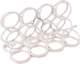 2x 24 Hole Scarf Hanger Holder Storage Tie Belt Scarf Organiser Space Saver