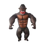 Adult Gorilla Fan Inflatable Halloween Party Costume Suit Monkey Ape King Kong Animal
