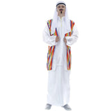 Costumes & Accessories: Arabian Man Costume Middle Eastern Party Sheik Dress Arab Pilgrim Sultan