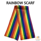 Costumes & Accessories: GAY PRIDE RAINBOW SCARF Wrap Holiday Parade Gift Lesbian LGBT