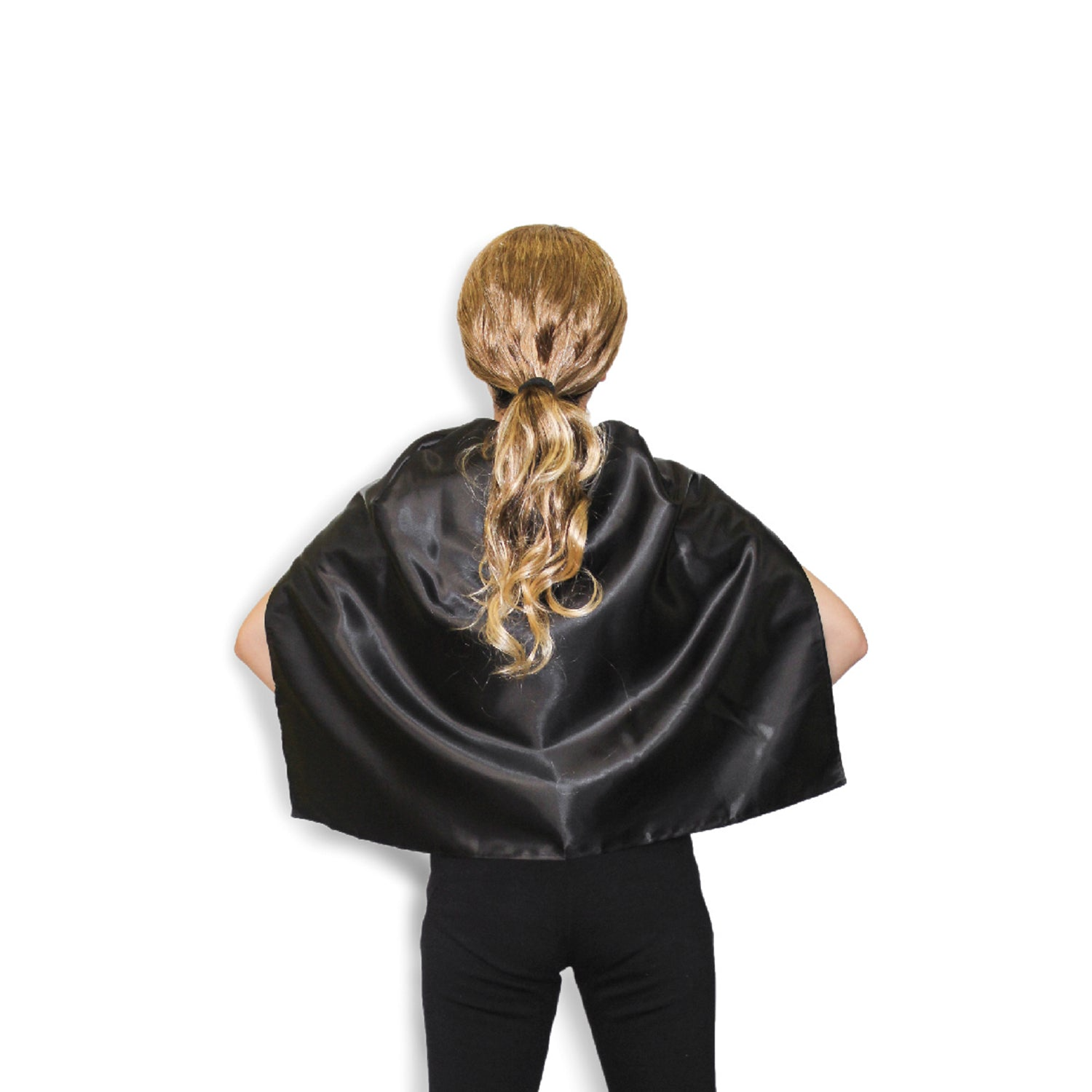 Costumes & Accessories: SHORT CAPE Kids Childrens Party Costume Vampire Coat School Team Colours - Black