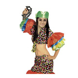 Costumes & Accessories: Womens FLAMENCO DANCER COSTUME Spanish Fancy Dress RUMBA Rio Carnival