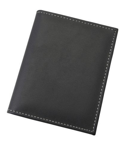 Men's Accessories: Mens Contrast Card Wallet Credit ID Holder Slim - Black