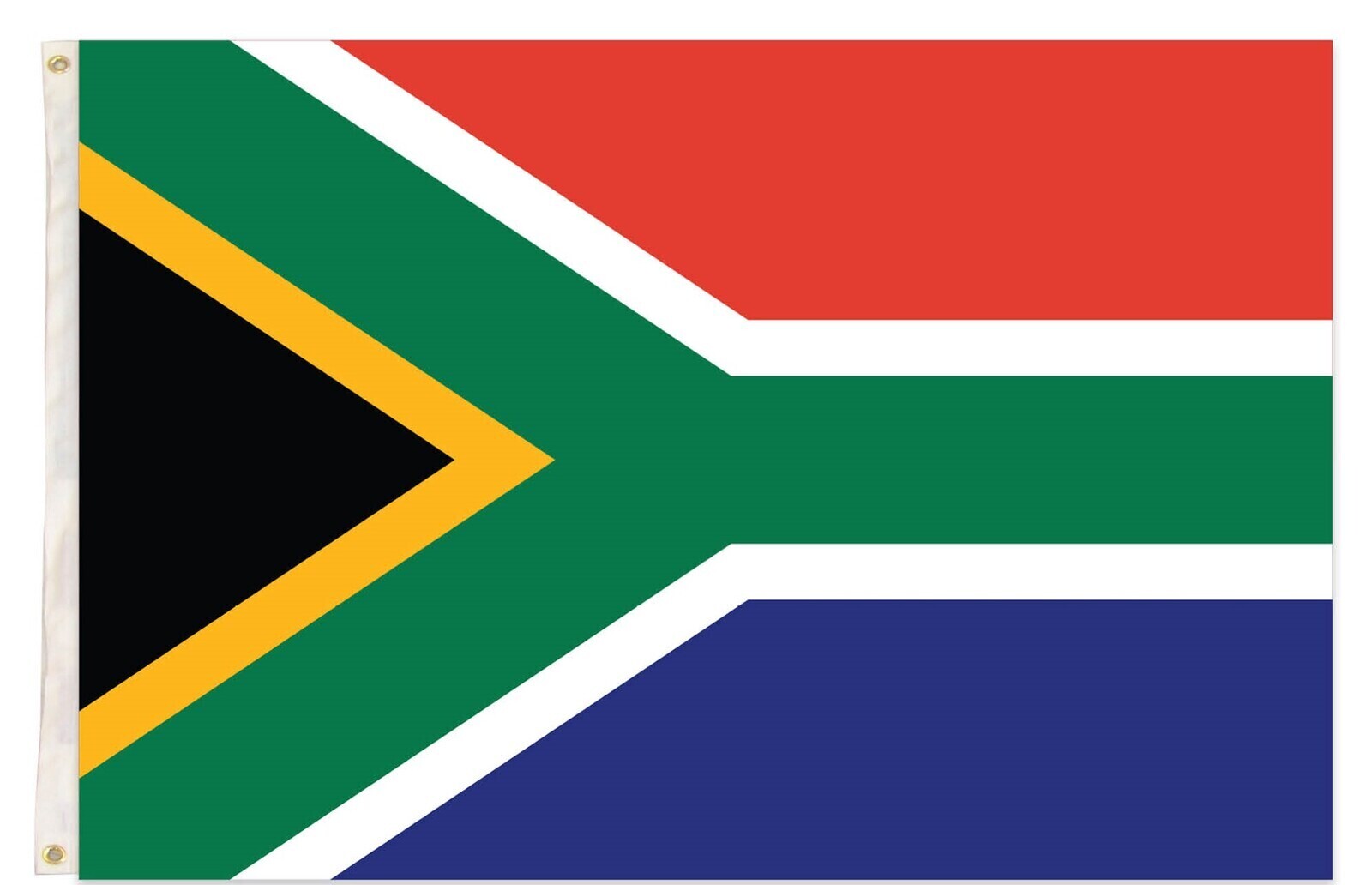 Novelty Gifts: 2x South Africa Country Flag Heavy Duty African - 150cm x 90cm