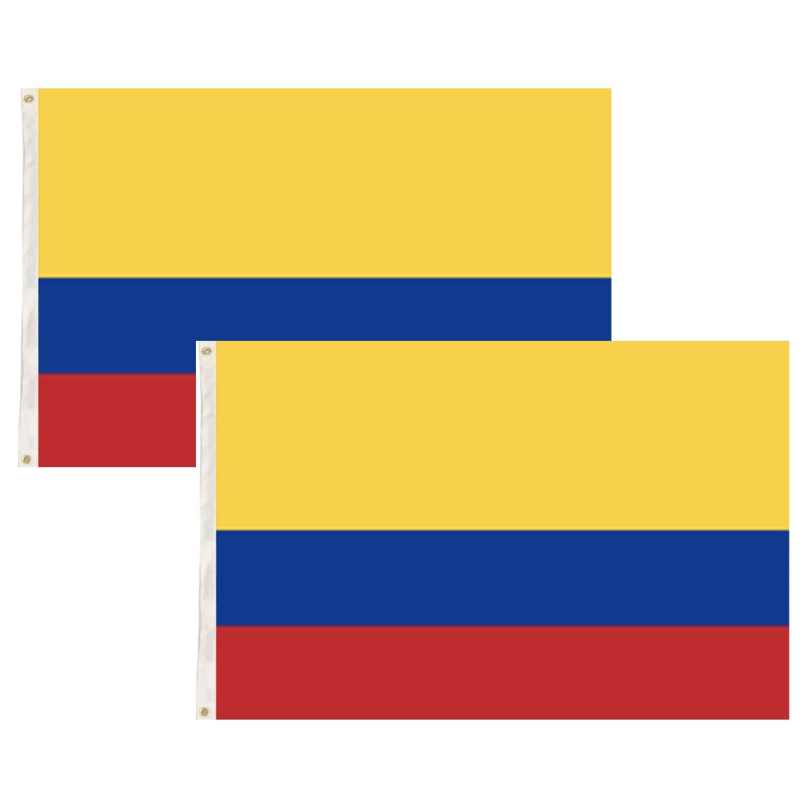 Novelty Gifts: 2x Republica de Colombia Country Flags Heavy Duty Colombian - 150cm x 90cm