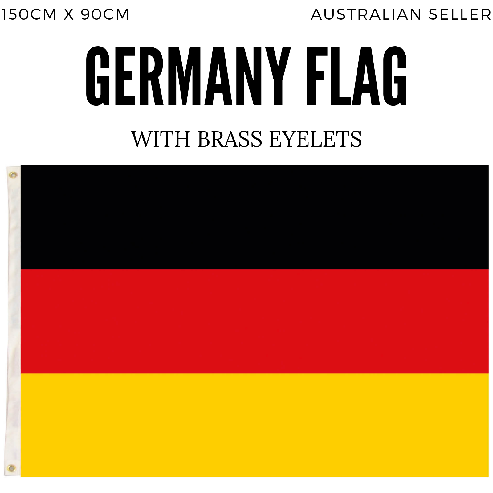 Novelty Gifts: Germany Country Flag Deutschland Heavy Duty DE German - 150cm x 90cm