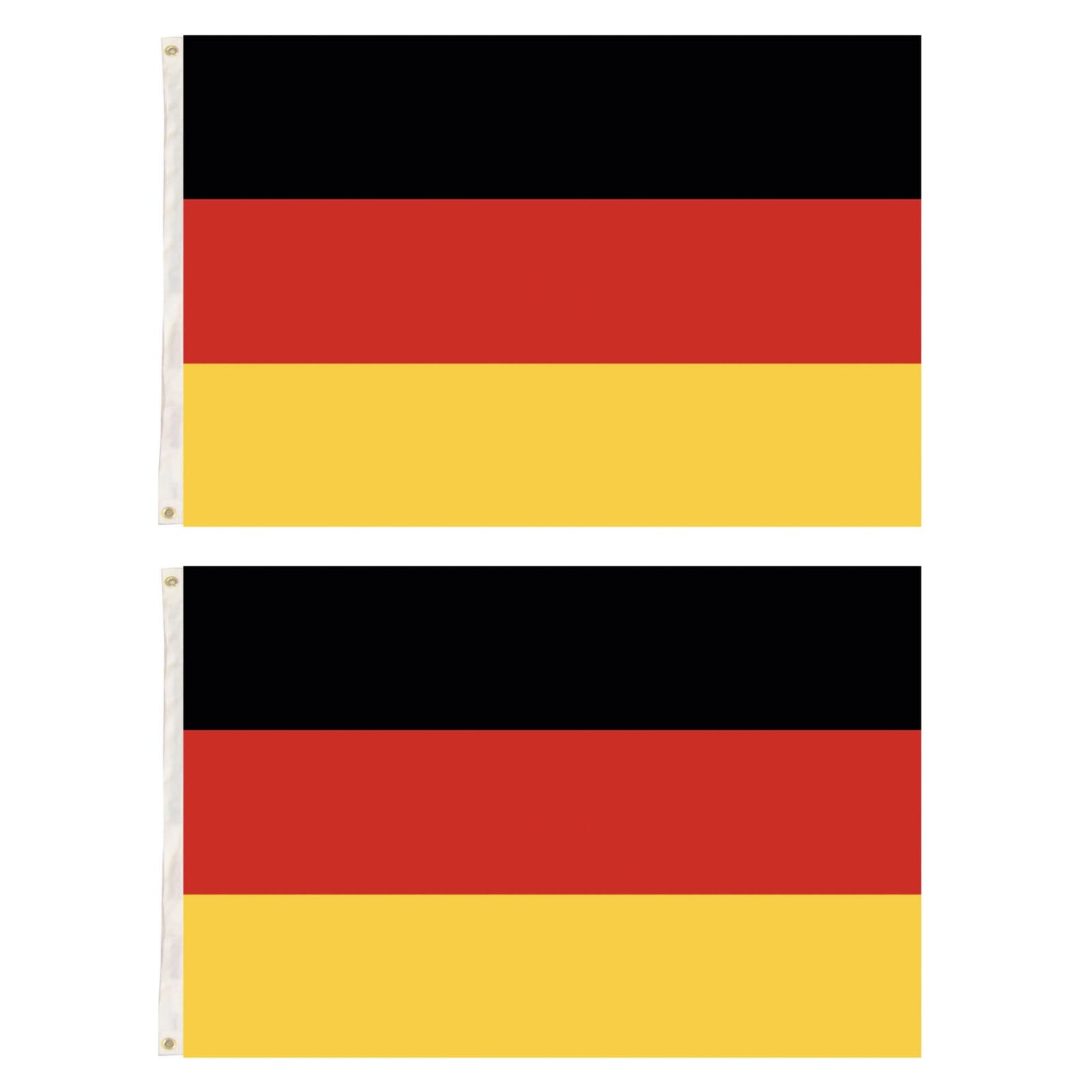 Novelty Gifts: 2x Germany Country Flags Deutschland Heavy Duty DE German - 150cm x 90cm