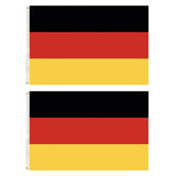 2x Germany Country Flags Deutschland Heavy Duty DE German - 150cm x 90cm