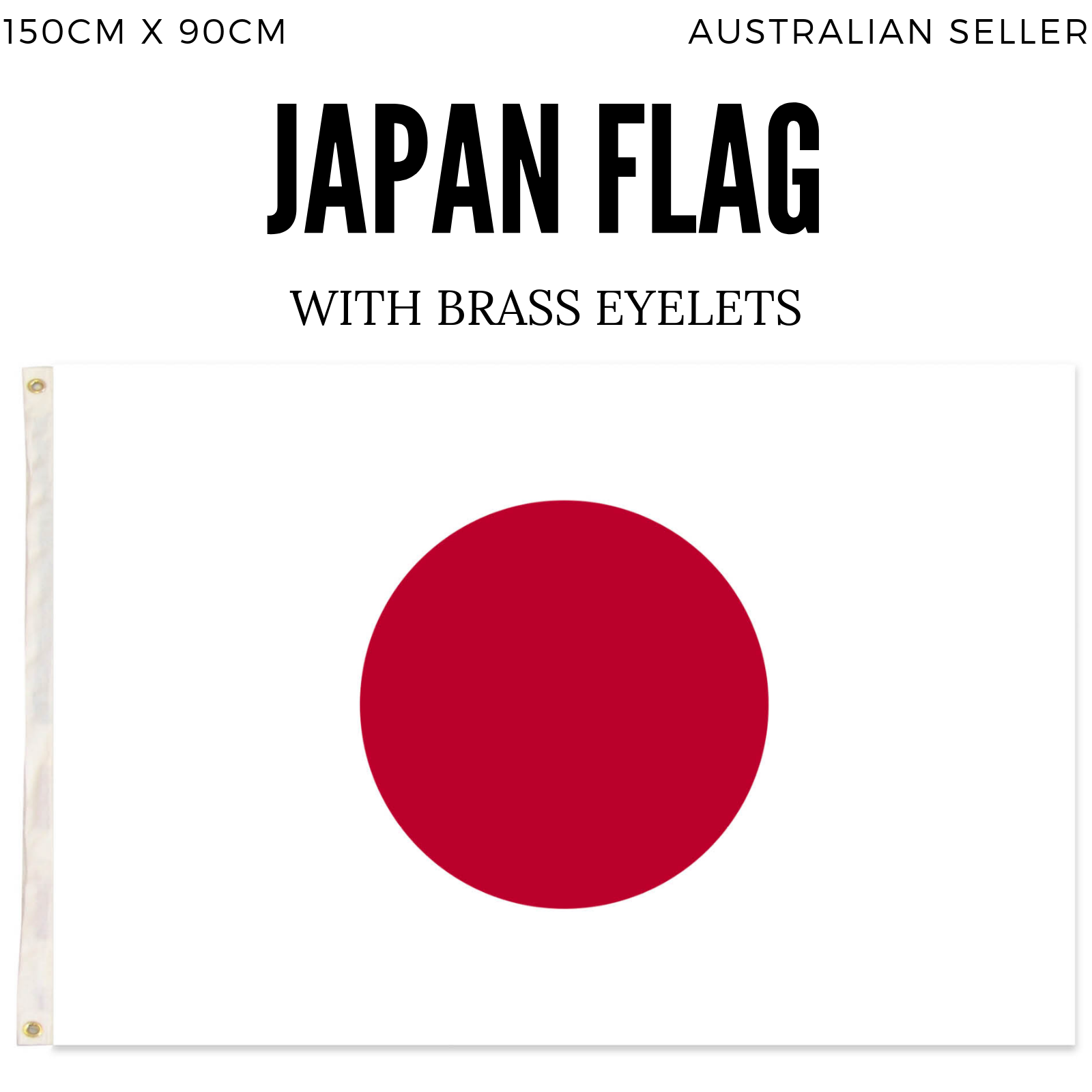 Novelty Gifts: 2x Japan Country Flags Japanese Heavy Duty - 150cm x 90cm