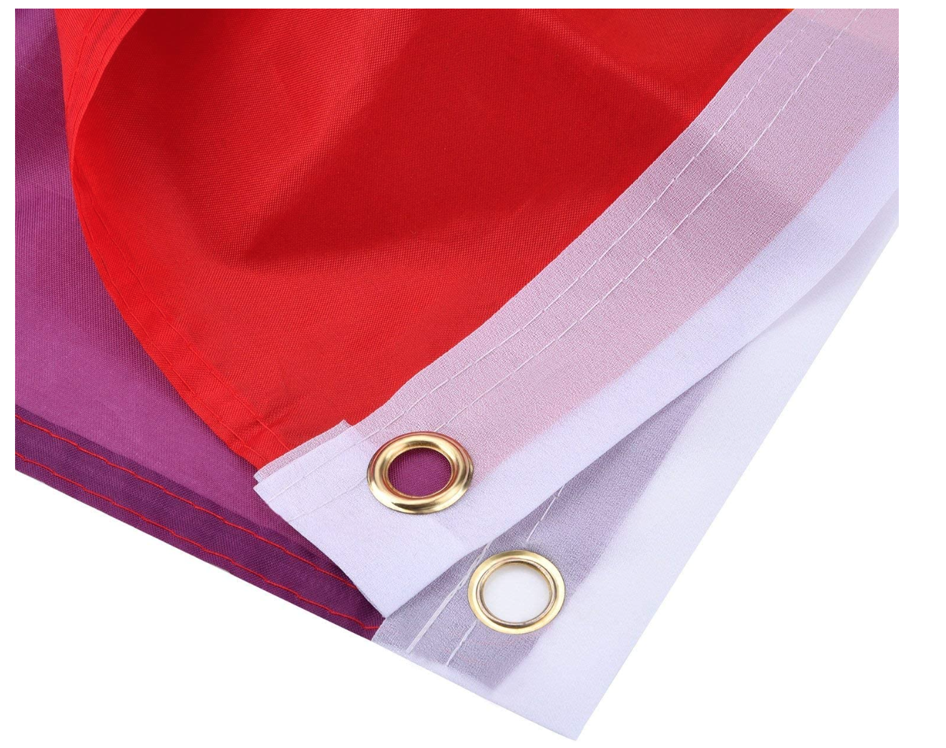Novelty Gifts: DELUXE RAINBOW GAY PRIDE FLAG Outdoor Banner 150x90cm 3x5ft with Metal Eyelets