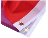 Novelty Gifts: DELUXE RAINBOW GAY PRIDE FLAG Outdoor Banner 150x90cm 3x5ft with Metal Eyelets