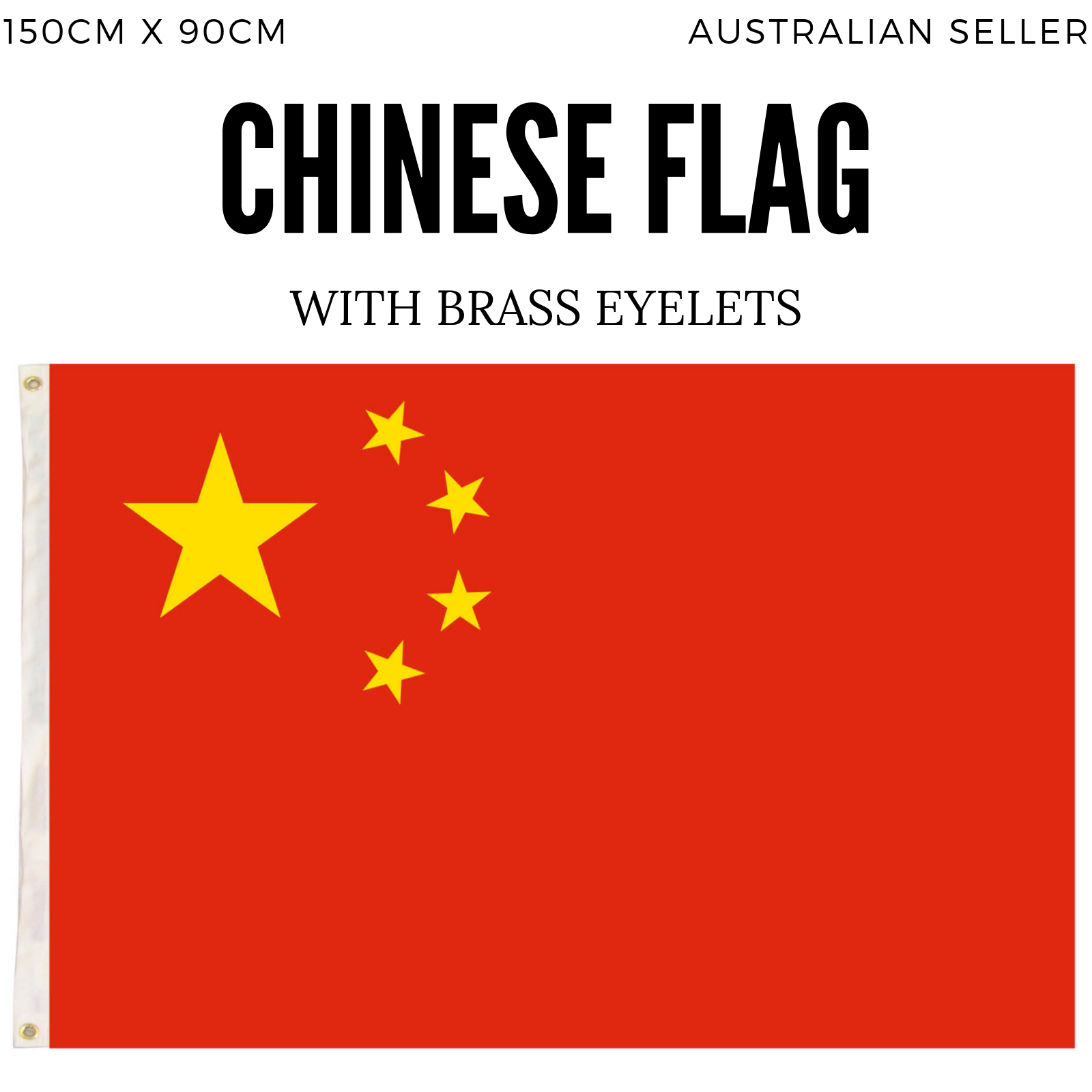 Novelty Gifts: China Country Flag Chinese Heavy Duty CN - 150cm x 90cm