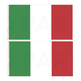 2x Italy Country Flags Italian Heavy Duty - 150cm x 90cm