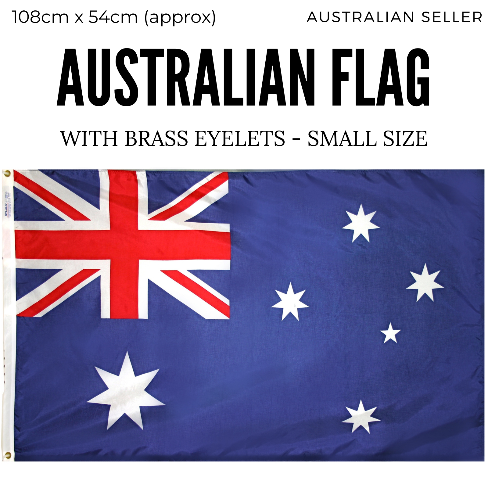 Novelty Gifts: AUSTRALIA FLAG Aussie Australian Day Souvenir National 108cm x 54cm - Small