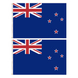 2x New Zealand Country Flags Kiwi Heavy Duty Outdoor Maori - 150cm x 90cm