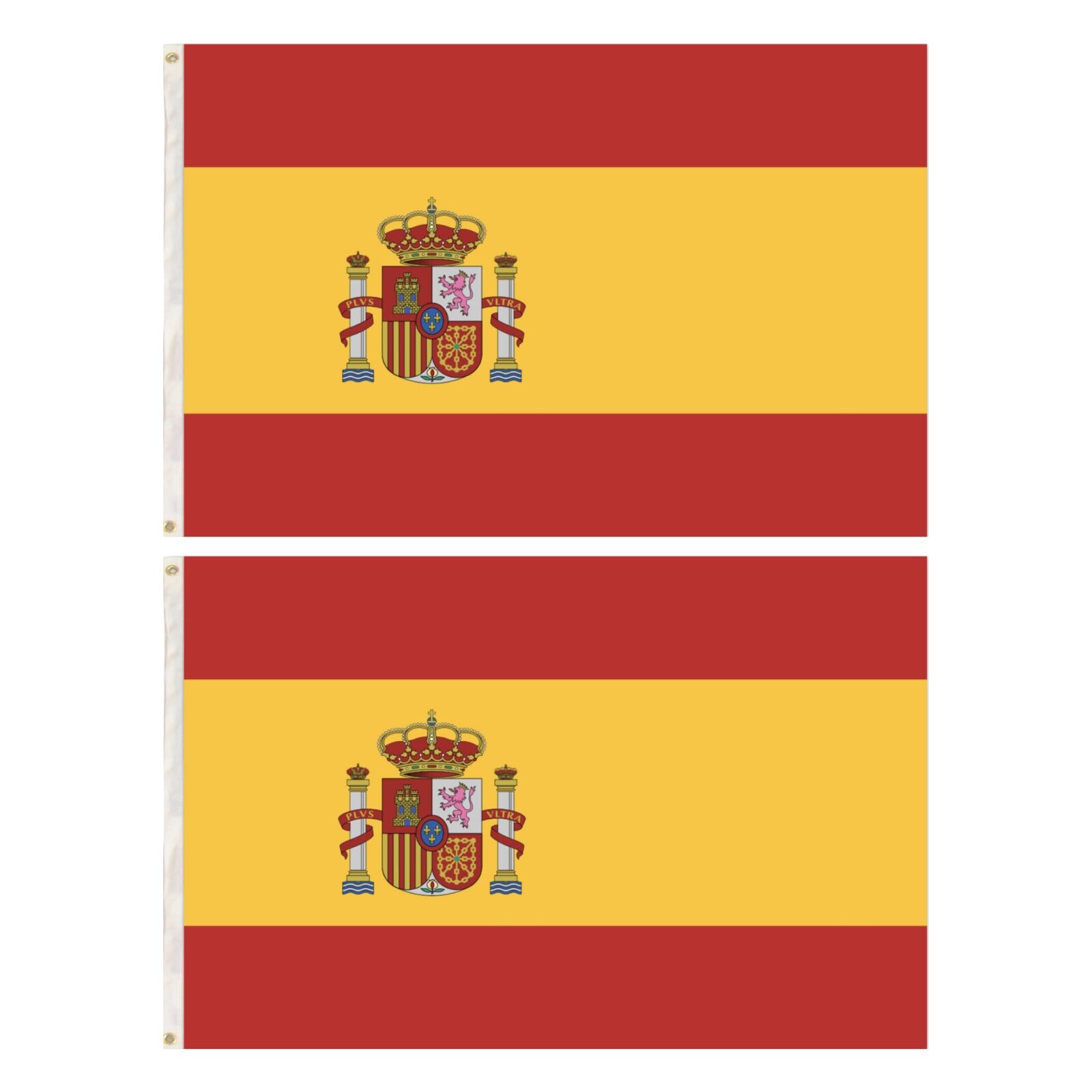 Novelty Gifts: 2x Spain Spanish Country Flags Heavy Duty Outdoor España - 150cm x 90cm