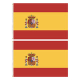 2x Spain Spanish Country Flags Heavy Duty Outdoor España - 150cm x 90cm