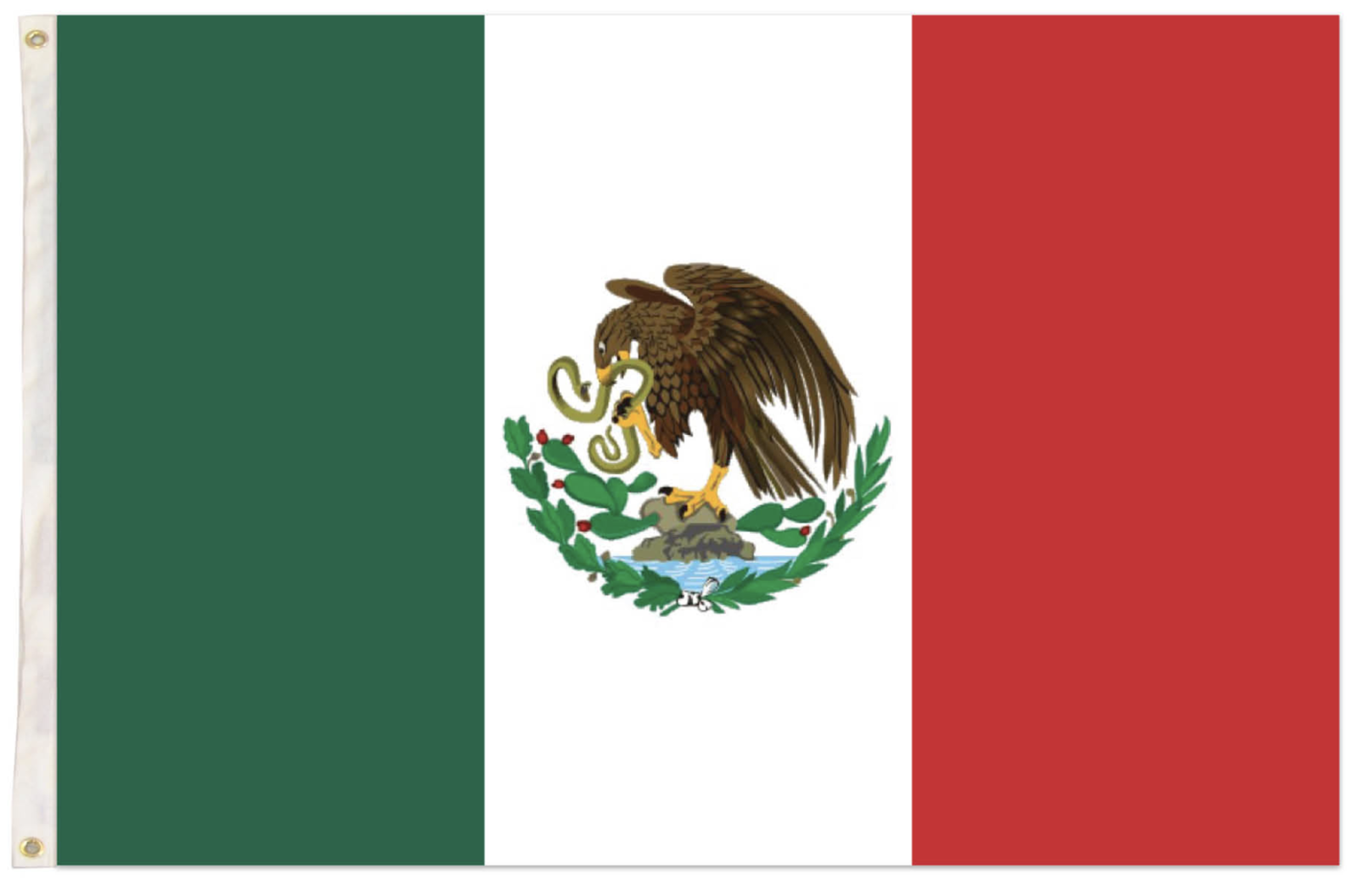 Novelty Gifts: Mexico Mexican Country Flag Heavy Duty Outdoor - 150cm x 90cm