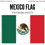 Novelty Gifts: Mexico Mexican Country Flag Heavy Duty Outdoor - 150cm x 90cm