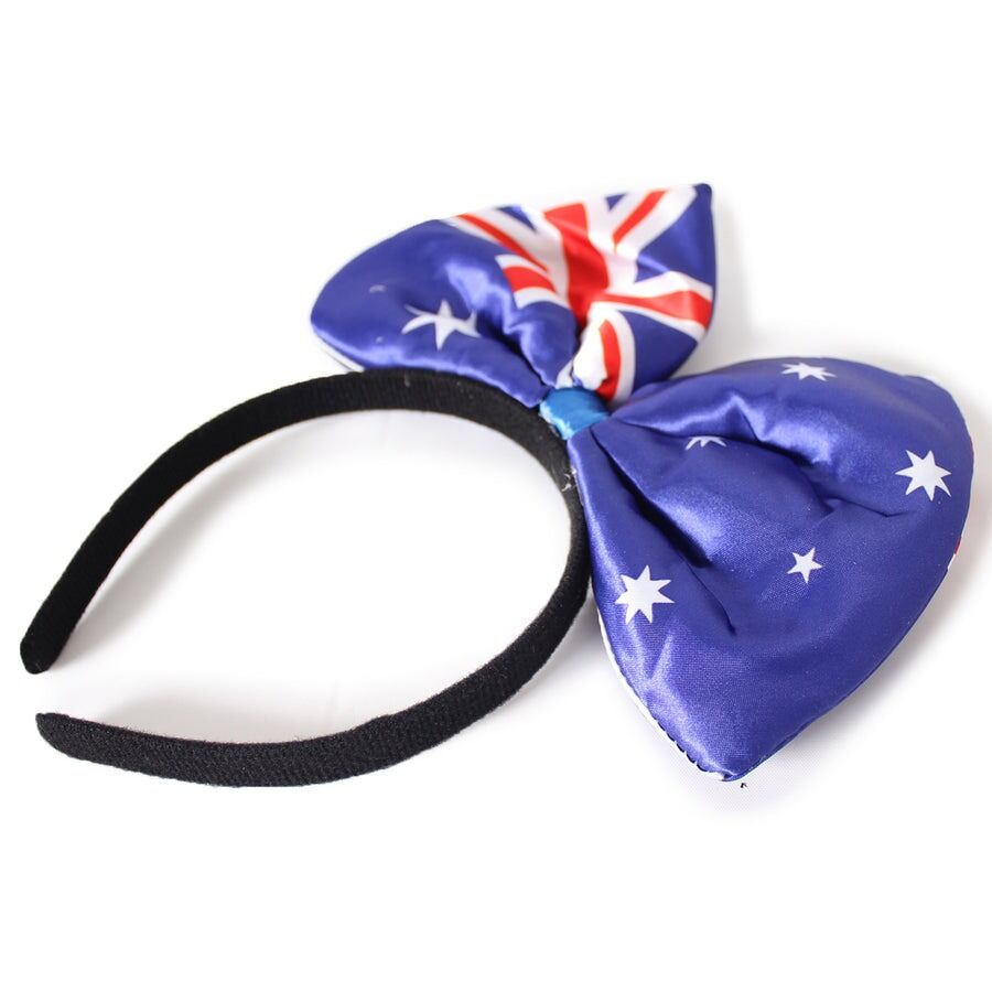Costumes & Accessories: Australian Flag Bow Headband  Festive Australia Day Accessory