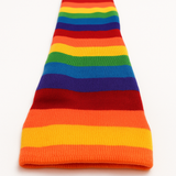 Women's Socks & Hosiery: RAINBOW LEG WARMERS Party Costume Fine Stretch Ladies Girls Fancy Dress - Rainbow