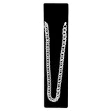 Men's Jewellery: BIG NECKLACE 50cm Pimp Costume Party Fancy Dress Gangster Chain Jewellery - Silver