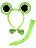 Costumes & Accessories: FROG HEADBAND w Bow Tail Animal Costume Halloween Party Hair Accessory