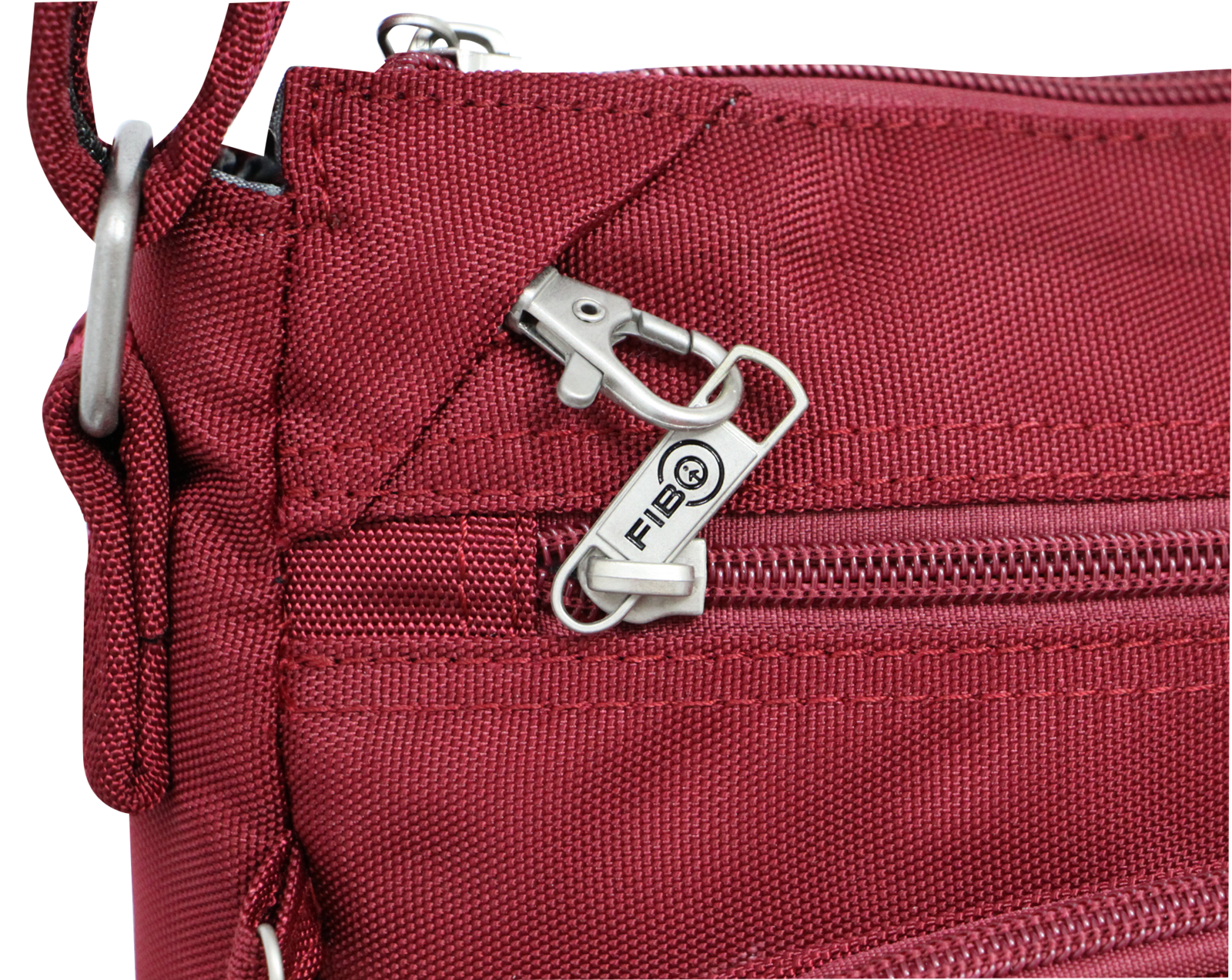 Men's Accessories: FIB Mens Crossbody Bag Satchel Adjustable Shoulder Strap Travel - Burgundy