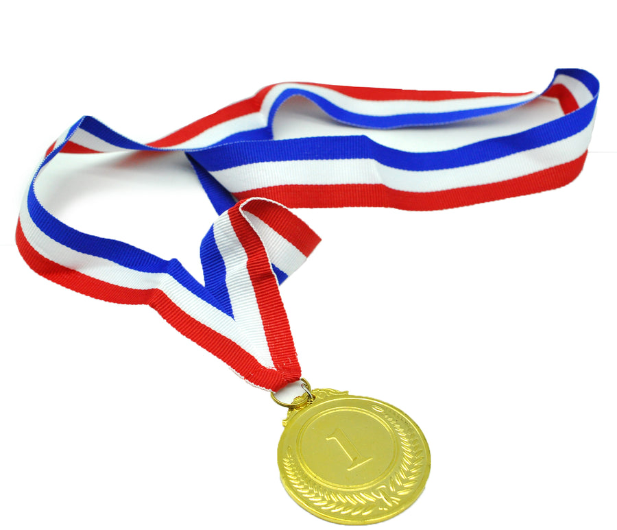 Costumes & Accessories: Set of 3 Gold Silver Bronze Medals Sports Day Awards School Events Olympics Parties