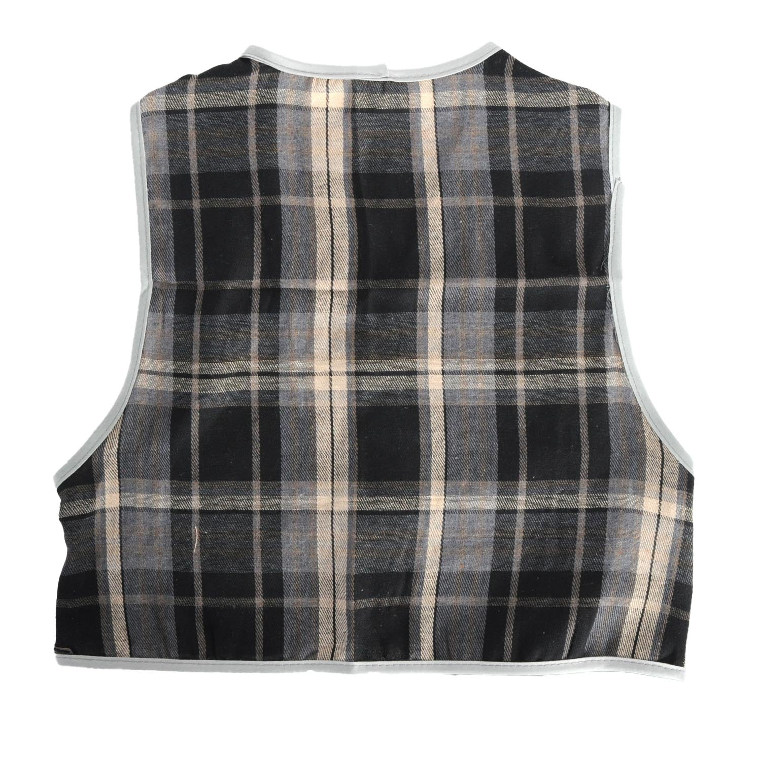 Costumes & Accessories: Childrens Grey Checkered Party Costume Vest Boys Kids Victorian, Cowboy or 1920s Style