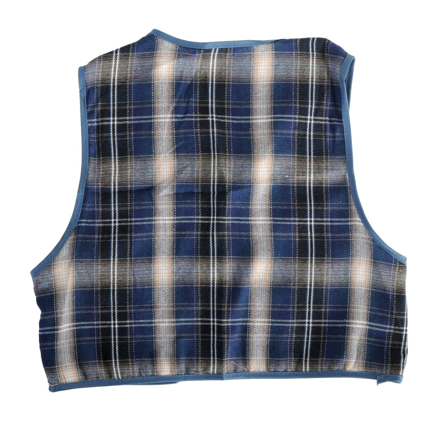 Costumes & Accessories: Childrens Blue Checkered Party Costume Vest Boys Kids Victorian, Cowboy or 1920s Style