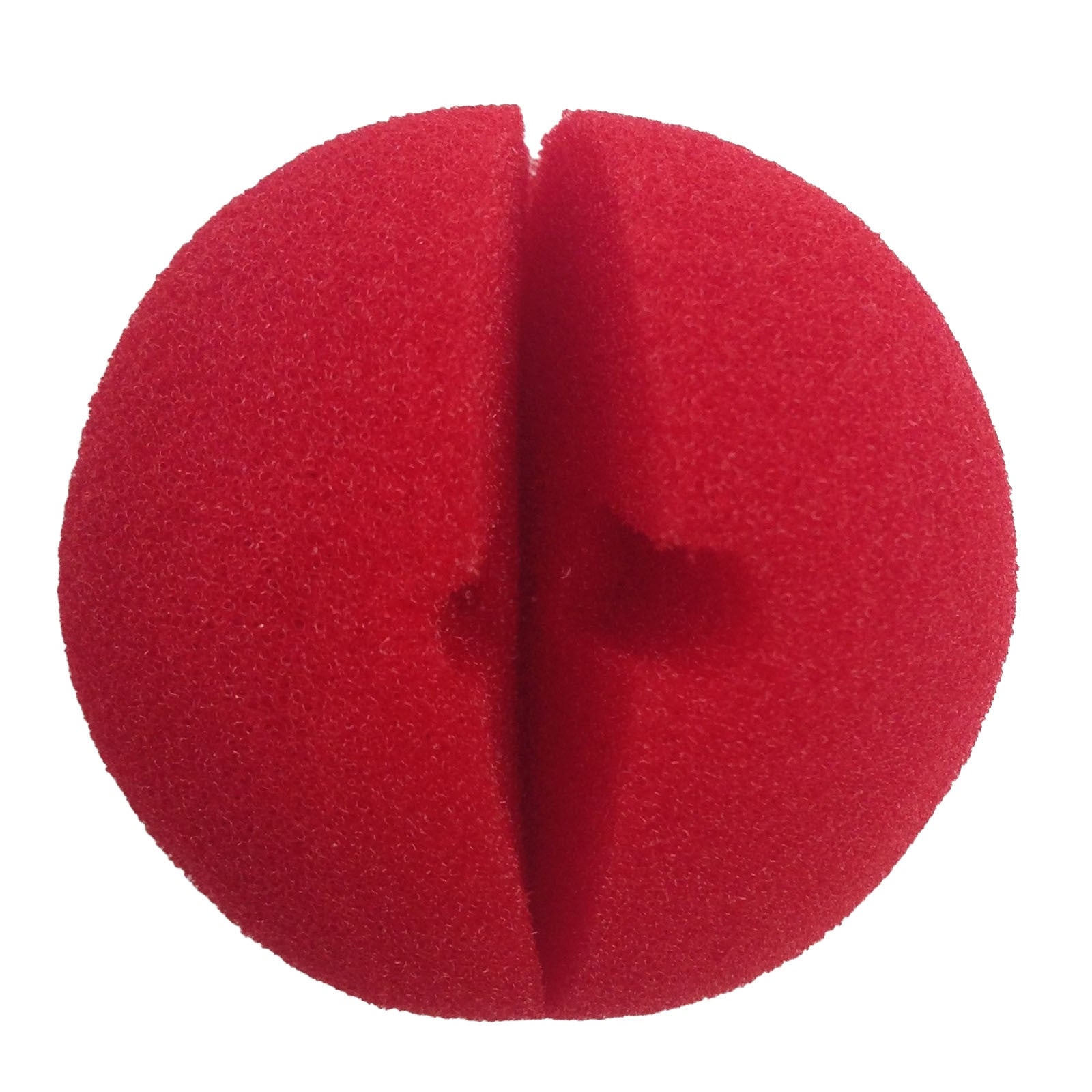 Soft CLOWN NOSE Costume Circus Halloween Spongy Fancy Fun Silly in Red