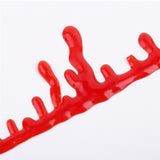 Men's Jewellery: HALLOWEEN NECKLACE Red Drip Blood Choker Gothic Fashion Jewellery