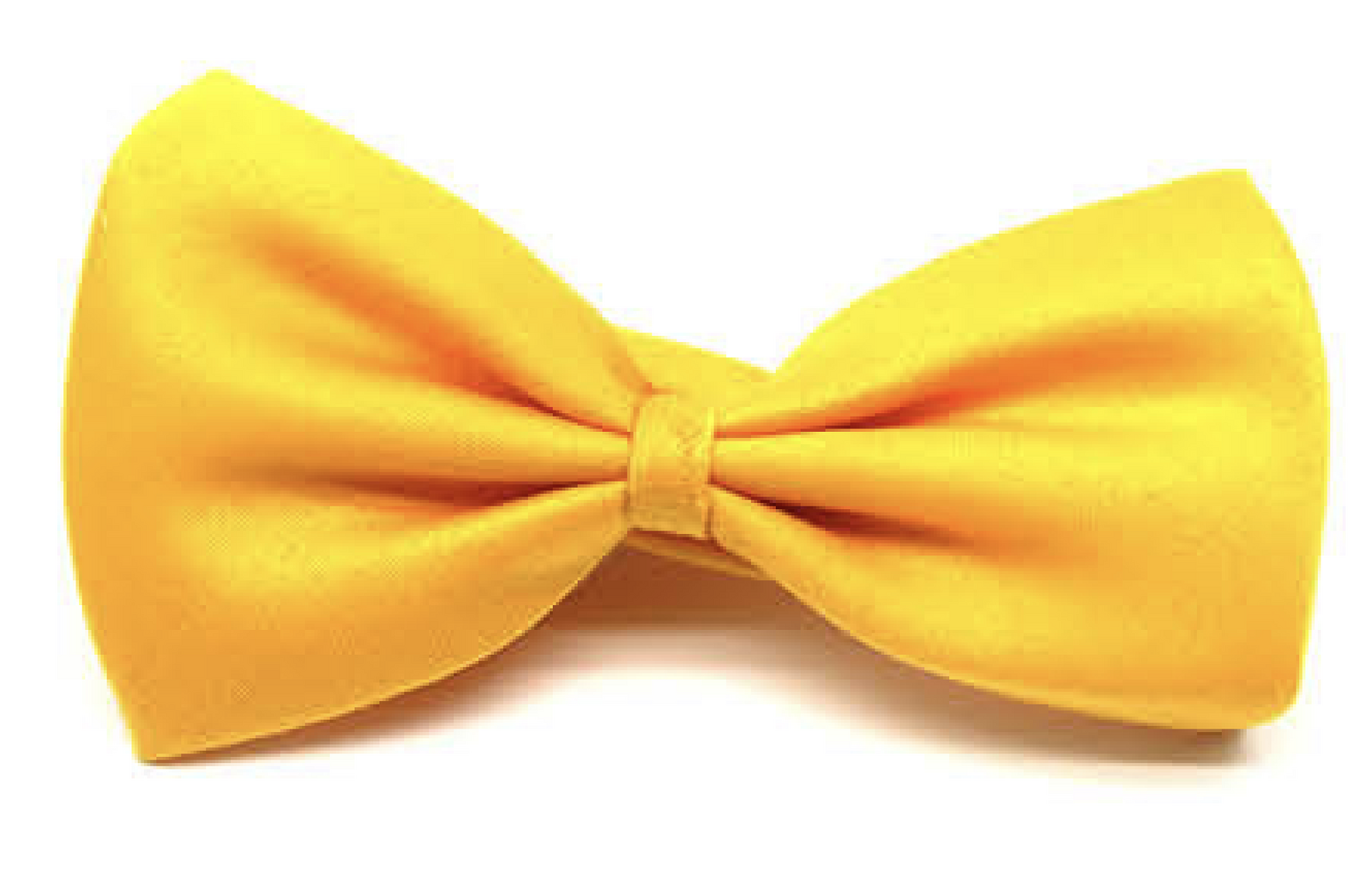 Men's Accessories: Mens BOW TIE Wedding Tuxedo  Formal Bestman Necktie Classic Plain Party - Yellow