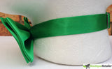 Men's Accessories: Mens BOW TIE Wedding Tuxedo Formal Bestman Necktie Classic Plain Party  - Green