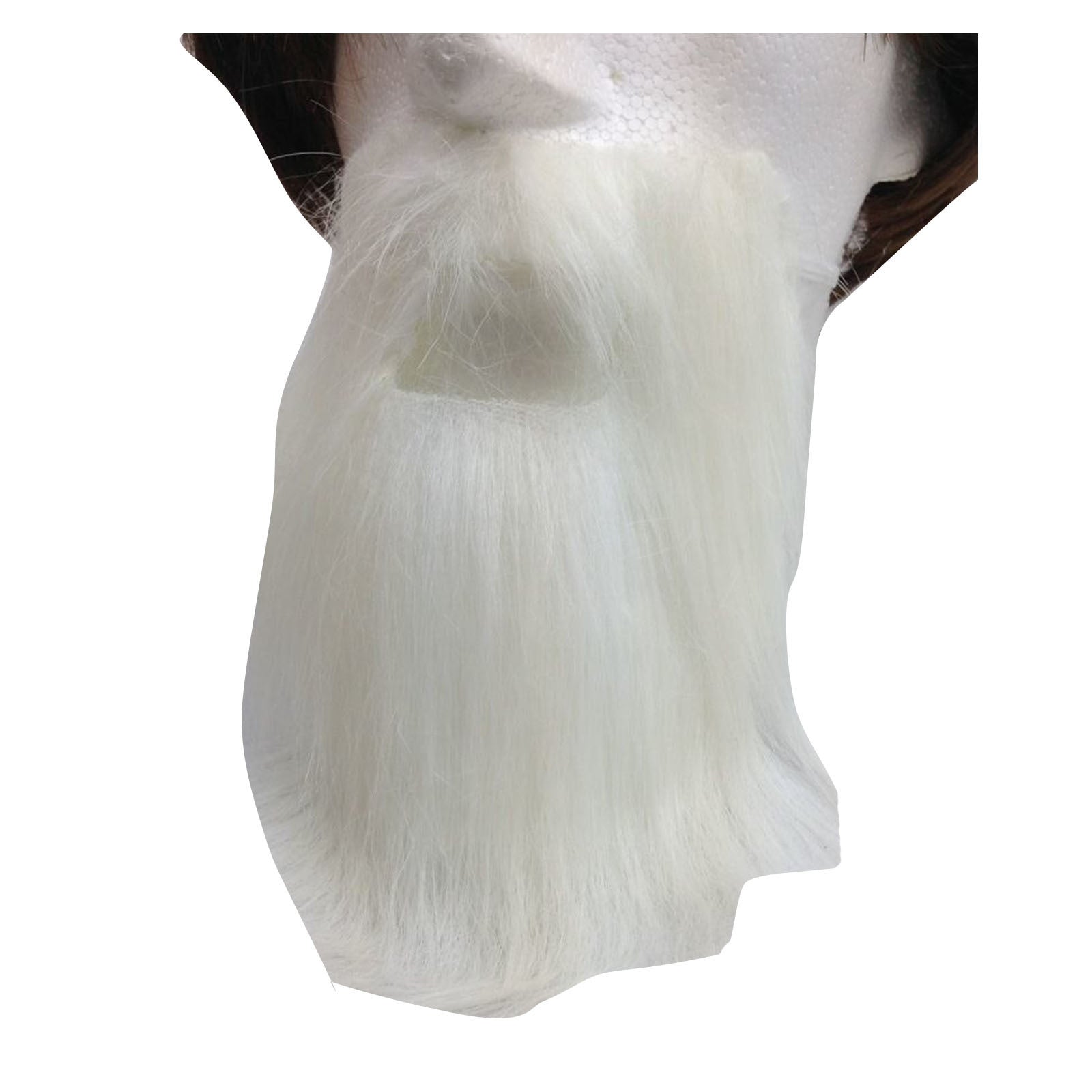 Costumes & Accessories: PARTY BEARD Moustache Costume Fancy Dress Mustache Halloween Fake Facial Hair - White