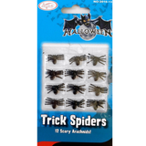 Costumes & Accessories: MINI FAKE SPIDERS Trick Halloween Scary Arachnids Joke Prank Small Gag Toy Bug