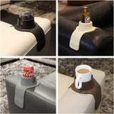Coasters: Couch Coaster The Ultimate Drink Holder for Your Sofa Lounger Couch - Mocha Brown