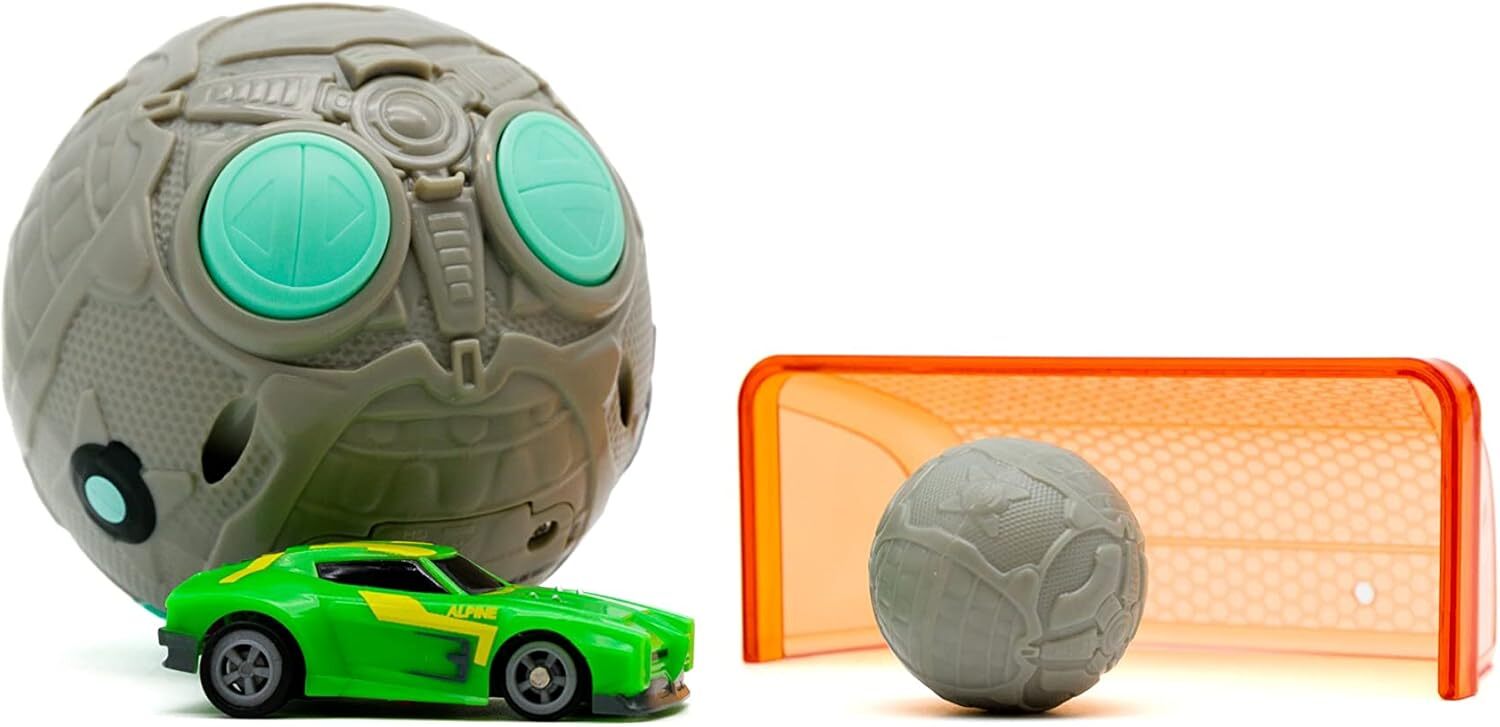 Novelty Gifts: Rocket League Toy Micro RC Dominus Car with Goal 2.4GHz Light Up in Green