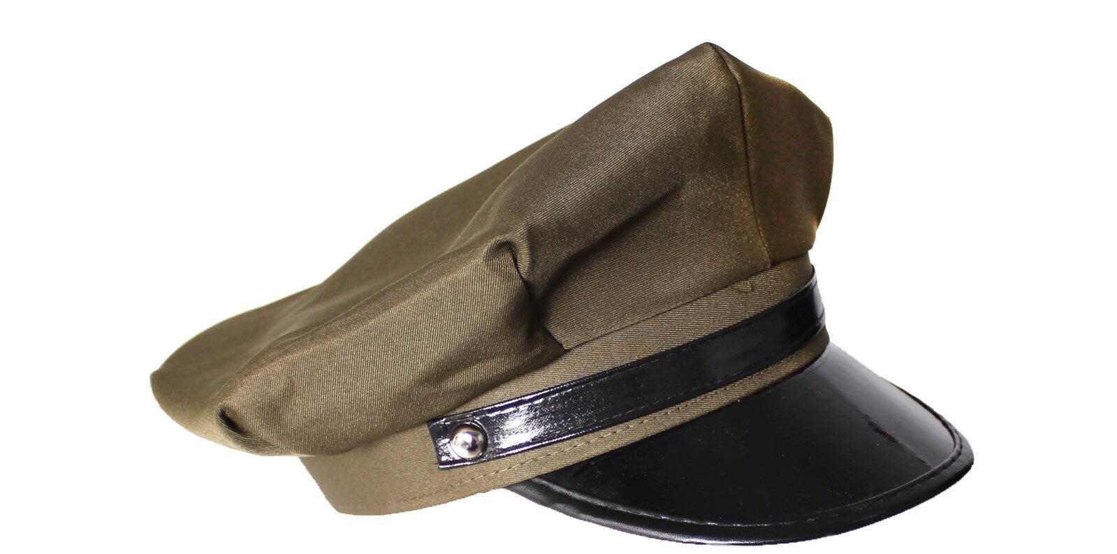 Costumes & Accessories: Army General WW2 US Air Corps Officer Crusher Party Costume Hat Cap in Military Green