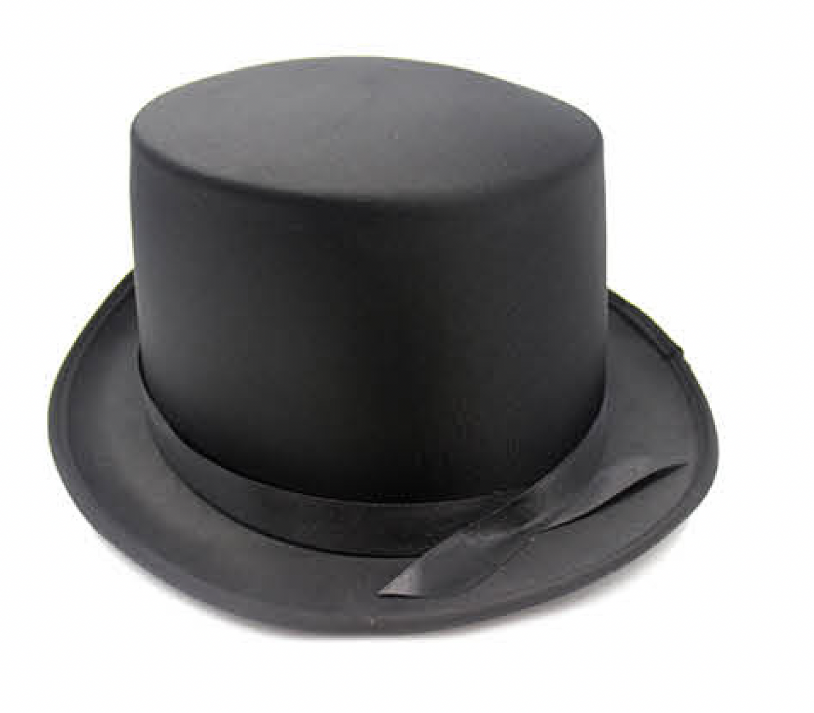 Costumes & Accessories: SATIN TOP HAT Costume Party Cap Fancy Dress Trilby Fedora One Size - Black